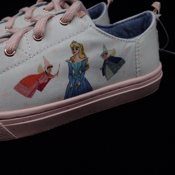 Toms Disney Fairy Godmother Y3 Girls Shoes - NIB - Picture 2 of 7